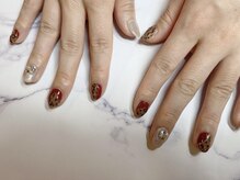 アーザ 吉祥寺(ASa)/ヒョウ柄ミラーネイル☆