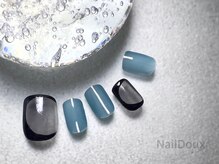 ネイル ドゥ 岡山駅前店(Nail Doux)/スプリングフレンチフットネイル