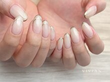ヴィヴィアン ネイル(Vivian nail)/ミラーフレンチライン