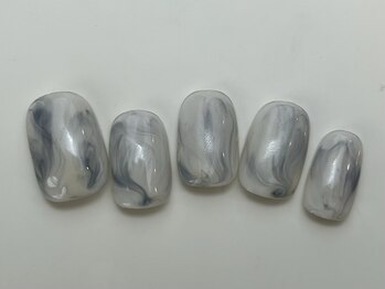 ネイルメゾン 天神店(NAIL MAISON)/メンズもやもやグレー¥5550