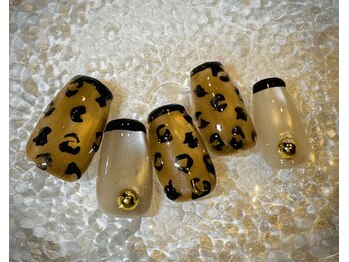 エレノア/定額デザイン・ヒョウ柄マグ