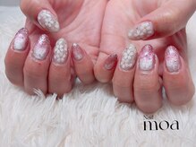 モア(moa)/桜　春ネイル　フラッシュ