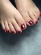 ソルネイルワークス(sol. nail works)の写真/大人女性に人気のフットネイルで足元から輝く!丁寧な接客で心も満たすサロン◎
