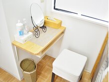 ミニョンアイラッシュデザインサロン 金剛店/メイクスペース♪