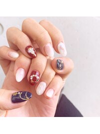 クリスマスネイル