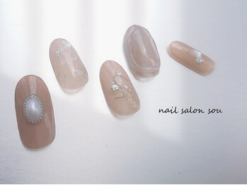 ネイルサロン ソウ 心斎橋店(Nail Salon Sou)/ナチュラルトレンドnail☆