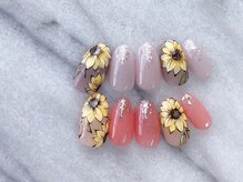 ネイルサロン ブリオン(Nail Salon Bullion)/サマーフラワーネイル