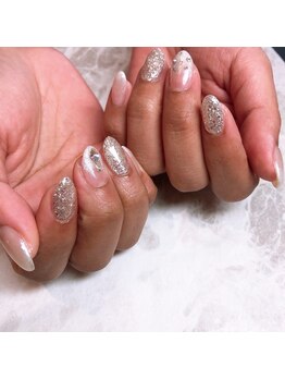 エステティックアンドネイル ローズ(ESTHETIC&NAIL Rose)/ラメグラデーション