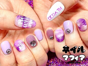 ネイルマフィア 原宿(NAIL MAFIA)/ロゴネイル