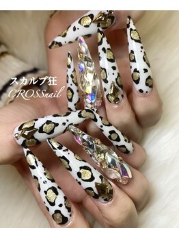 クロスネイル(CROSS nail)/レオパードスカルプ