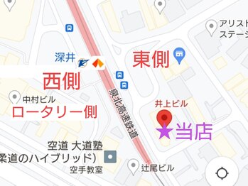 テミシア(TEMISIA)/当店の場所☆駅の改札は1つです