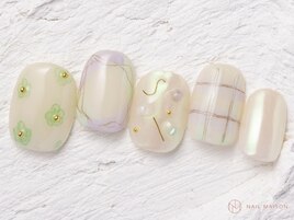 淡色らくがきネイル ¥10550