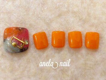 アネラネイル(anela nail)/持込デザインOK/親指2本アート