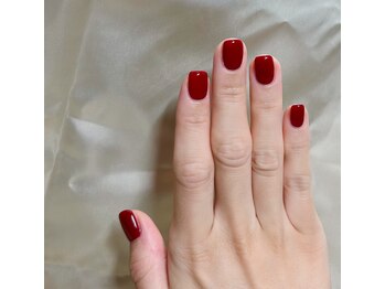 ネイルパレス/赤/ワンカラー/長持ち