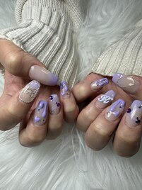 韓国ガーリーネイル