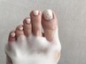【初回オフ無料】FOOT 親指2本アート＋大人気ふわふわ泡の角質ケア　¥13200