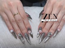 ゼン ネイル デザイン 池袋(ZEN NAIL DESIGN)/* 長 さだしやり放題×つけ放題