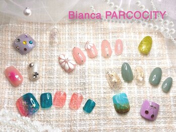 ビアンカ PARCO CITY 浦添店(Bianca)の写真/《シンプル～トレンドデザイン、豊富にご用意♪》初回オフ無料/カラーチェンジ◎ネイルをお得に楽しめる☆