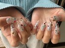 【持込デザイン長さだしネイル】