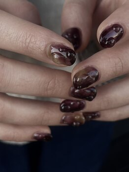 ステイシーネイル(stay she Nail)の写真/ショートネイルの方も大満足!【2回目まで利用OK《HAND》持込み画像◎オーダーメイドデザイン90min￥8980】