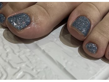 カルフールノア 綾瀬店(carrefour Noa)/フット　グリッターネイル