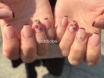 オッドジョブス ネイルアンドアイラッシュ 府中店(odd jobs Nail & Eyelash)/【パラジェル】フラワー