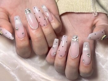 ナアズネイル(NAAZ nail)の写真/大名の大人気サロン！デザインが映える理想のシルエットを実現★ショート～ロングまで対応★持ち込みもOK♪