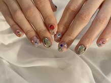 ソワレ(Soiree)/人気の宝石ネイル♪