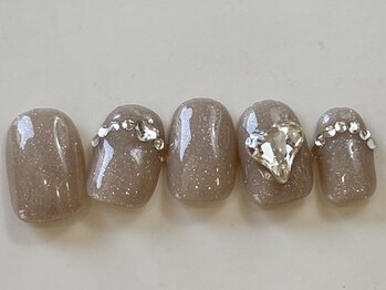 ネイルメゾン 天神店(NAIL MAISON)/ストーンくすみカラー¥9000