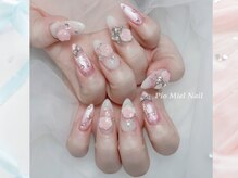 ピオミエルネイル 新宿(pio miel nail)/いちごケーキネイル