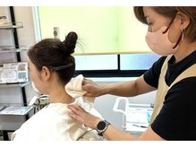 ディクト レディースシェーブ(DCT LADIES SHAVE)の雰囲気(仕上がり確認)