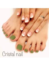 クリスタルネイル ボンベルタ橘店(CRYSTAL NAIL)/シンプルハンド×フット
