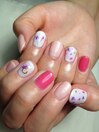 小花ネイル