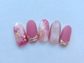 天然石アクセサリーネイル