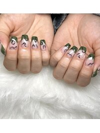 お絵描きネイル