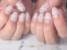 爽やかドットネイル☆