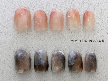 マリーネイルズ 心斎橋店(MARIE NAILS)の写真/★初回ソフトジェルオフ無料！定額¥8800！JNA1級以上と認定講師在籍！１week保証付き♪FOOTも人気！