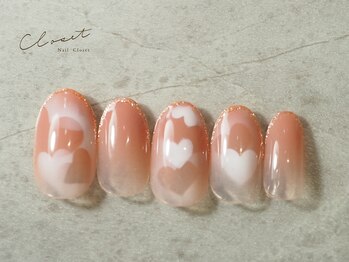 ネイルクローゼット(Nail Closet)/2月 Design バレンタイン