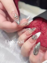 デリーネイル(Dely_nail)/メタリック・クロムデザイン