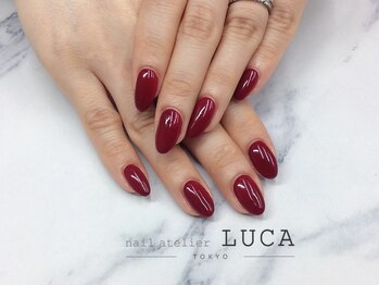 ネイルアトリエルカ(nail atelier LUCA)/W-253 大人上品ボルドーネイル