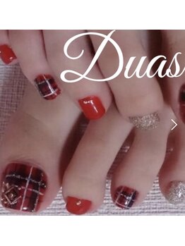 デュアスアール チャンドラ(DuasR chandra)/チェックネイル