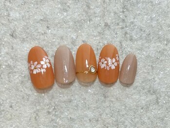 ラテネイル(Latte Nail)/Flower Design