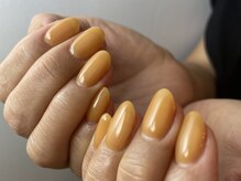 ヴィコ 名古屋栄(vico)/くすみオレンジネイル