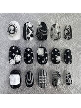 カーム(Calm)/モードネイル☆モノクロネイル