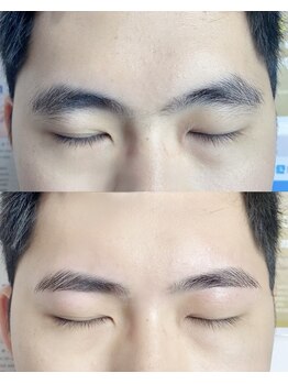 フォフォ 自由が丘店(Fofo)/繋がり眉は平行眉を変更