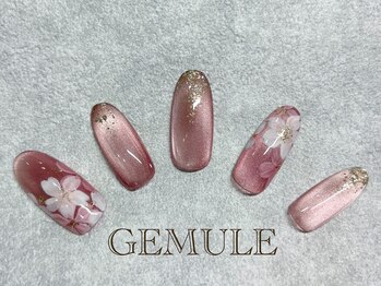 ネイルアンドアイラッシュ ジェムール 川越店(Nail&Eyelash GEMULE)/3月新作デザイン