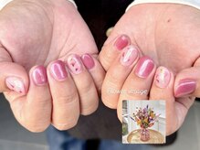 ハズグラスネイル(Haze Grass nail)/フラワーネイル