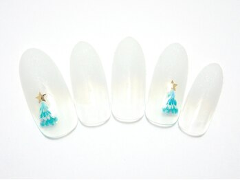 ワンネイル(ONE NAIL)/＃クリスマス＃冬＃ツリー