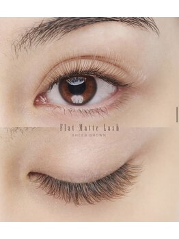 アイウェーブ(Eye wave)/フラット《シアーブラウン》