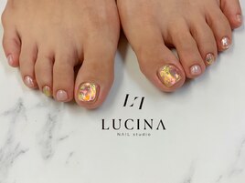 I-27 オーロラ氷フットネイル